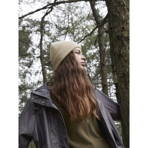Immagine Engineered Knit Ribbed Beanie