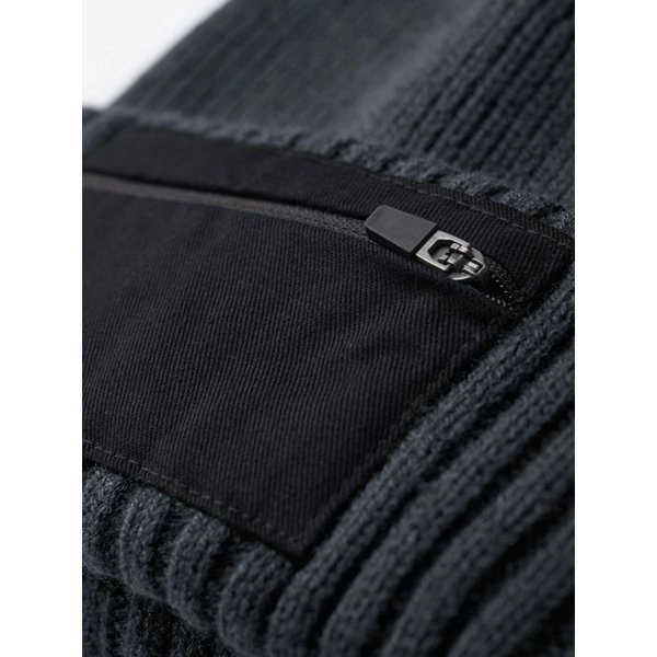 Immagine Berretto in maglia a doppio strato - Zip Patch Beanie