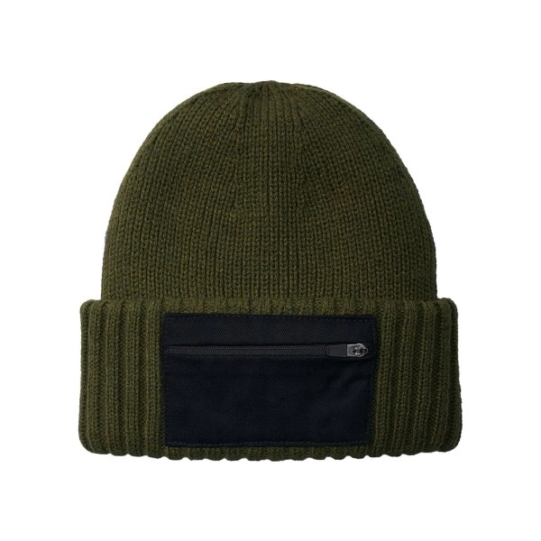Immagine Berretto in maglia a doppio strato - Zip Patch Beanie