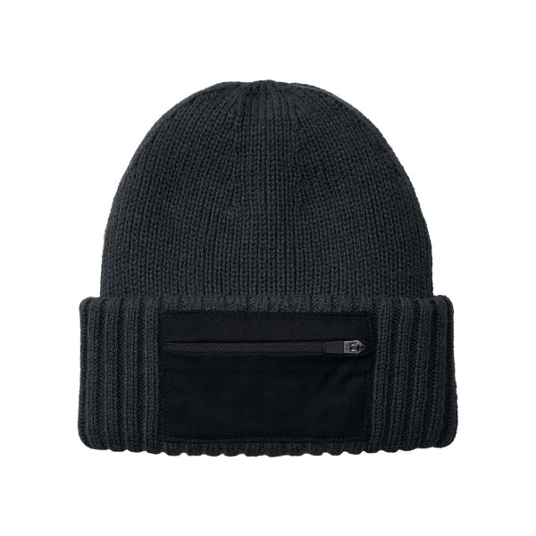 Immagine Berretto in maglia a doppio strato - Zip Patch Beanie