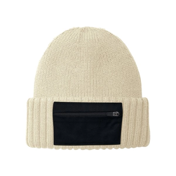 Immagine Berretto in maglia a doppio strato - Zip Patch Beanie