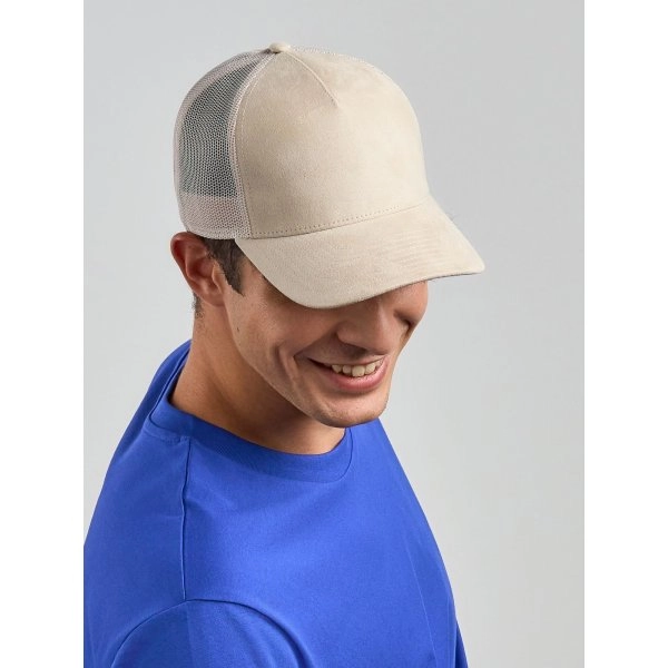 Immagine Cappello a 5 pannelli, effetto scamosciato - Rapper suede-S