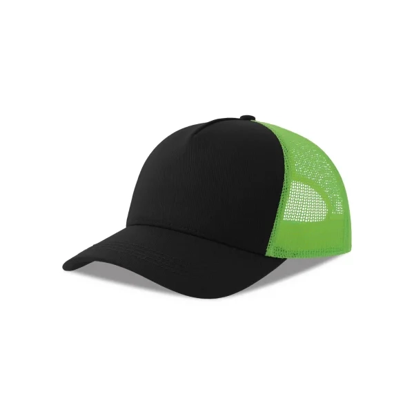 Immagine Cappello a 5 pannelli, tela e mesh in materiale ecosostenibile - Atlantis Rapper Cotton