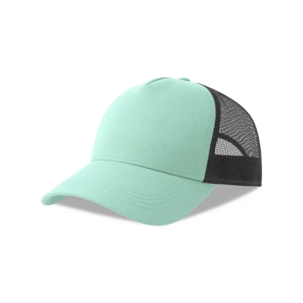 Immagine Cappello a 5 pannelli, tela e mesh in materiale ecosostenibile - Atlantis Rapper Cotton