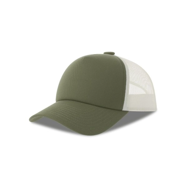 Immagine Cappello a 5 pannelli, pannello frontale strutturato, interno della visiera in plastica riciclata, chiusura snap-back, - Record-S