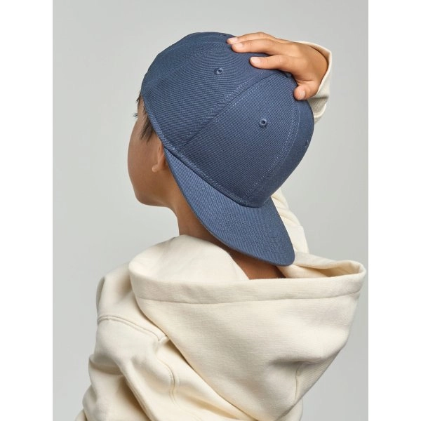 Immagine Cappello 6 pannelli da bambino in poliestere riciclato - Kid Snap Back-S