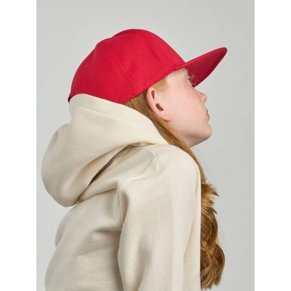 Immagine Cappello 6 pannelli da bambino in poliestere riciclato - Kid Snap Back-S