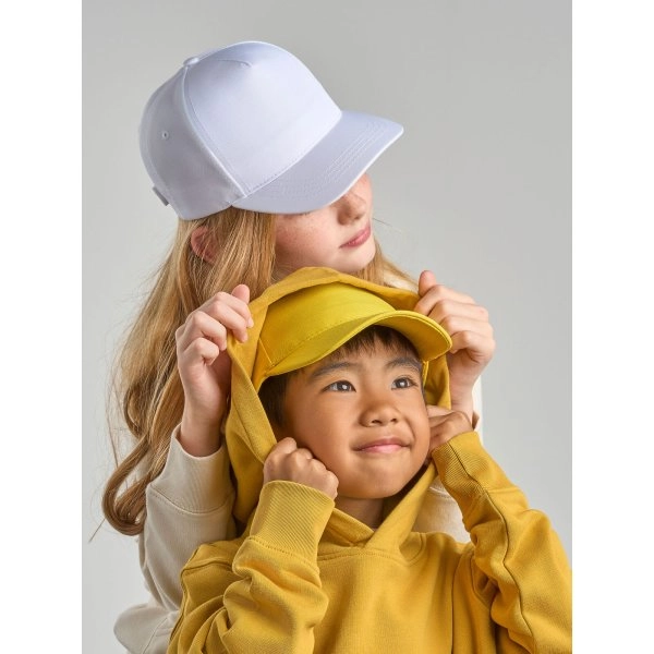 Immagine Classico cappellino da baseball strutturato a 5 pannelli da bambino - Recy Five