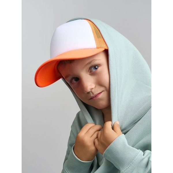 Immagine Cappello a 5 pannelli da bambino, con pannello frontale in poliestere imbottito - Kid rapper-S