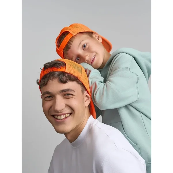 Immagine Cappello a 5 pannelli da bambino, con pannello frontale in poliestere imbottito - Kid rapper-S