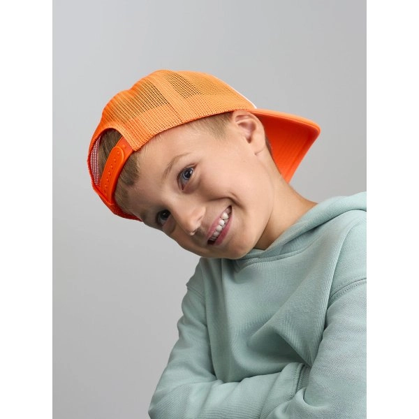 Immagine Cappello a 5 pannelli da bambino, con pannello frontale in poliestere imbottito - Kid rapper-S