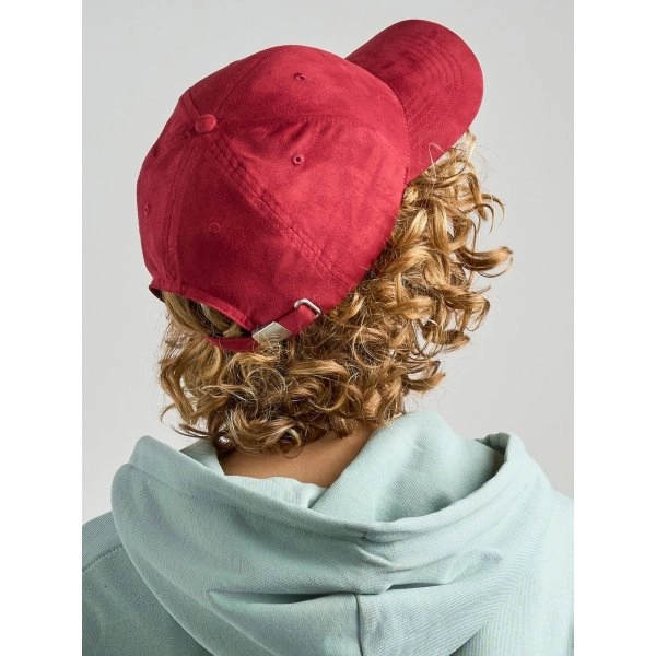 Immagine Cappello a 6 pannelli, con pannelli frontali strutturati, effetto camoscio - Fam-S