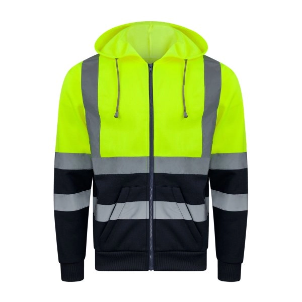 Immagine Felpa con cappuccio Hi-Vis con due strisce riflettenti larghe 5 cm - Hi-Vis Zipper Hoodie