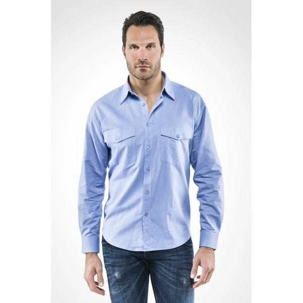 CAMICIA OXFORD MANICA LUNGA