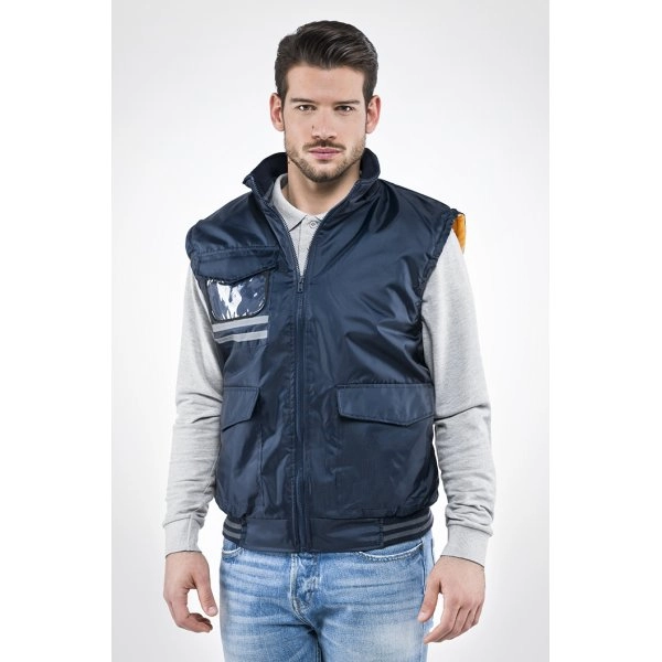 GILET SLOW BLU