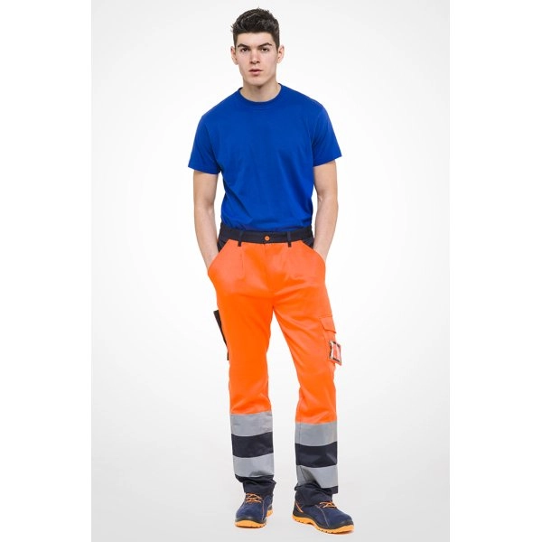 Pantalone alta visibilitÃ  bicolore