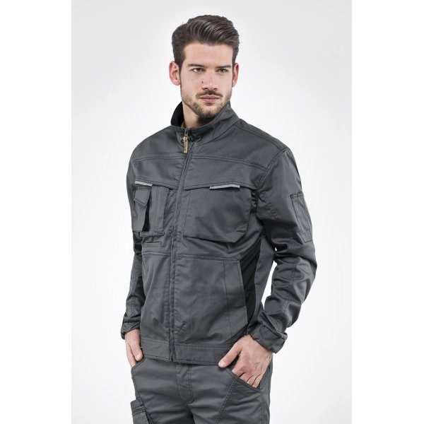 GIUBBETTO SMOKE GRIGIO/NERO