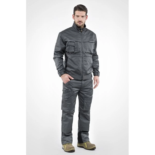 PANTALONE SMOKE GRIGIO/NERO