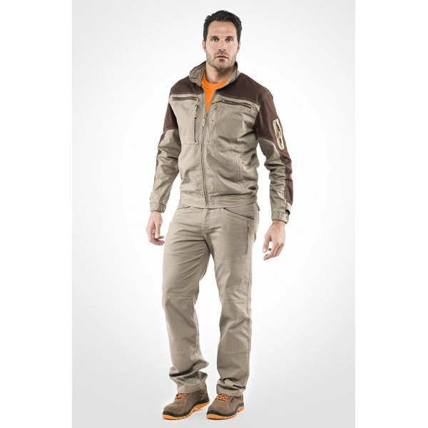 PANTALONE SAND BEIGE/MARRONE