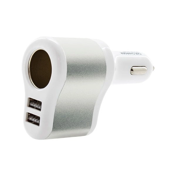 Immagine CARICABATTERIE AUTO MULTIPLO MIX ALLUMINIO “KEPPLER”