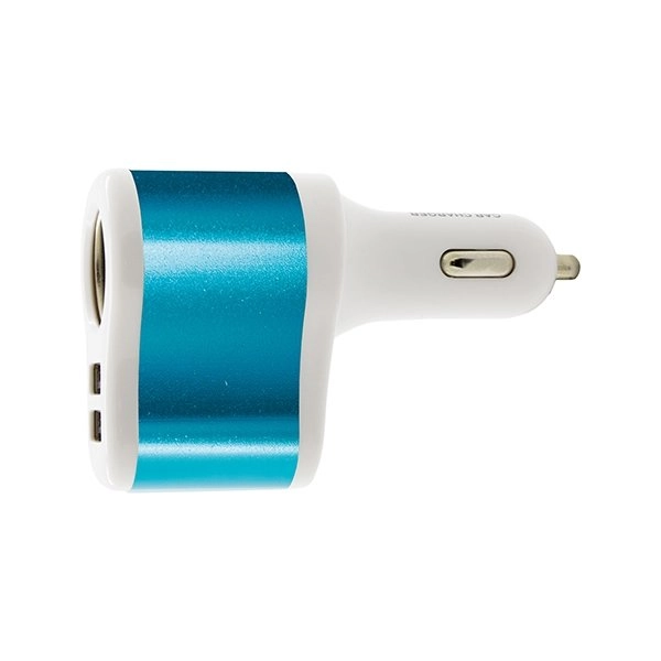 Immagine CARICABATTERIE AUTO MULTIPLO MIX ALLUMINIO “KEPPLER”