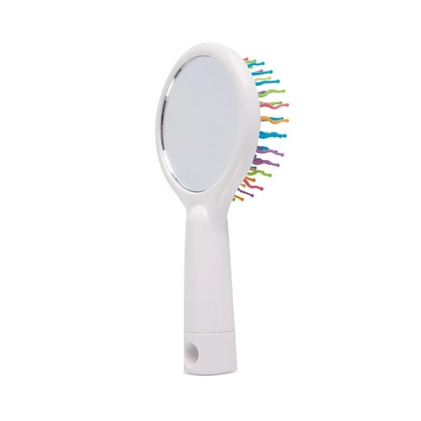 SPAZZOLA MULTICOLORE CON MANICO