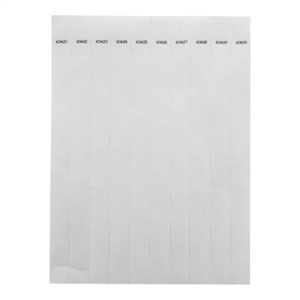 Immagine Wristvek braccialetti in tyvek (10 pz)