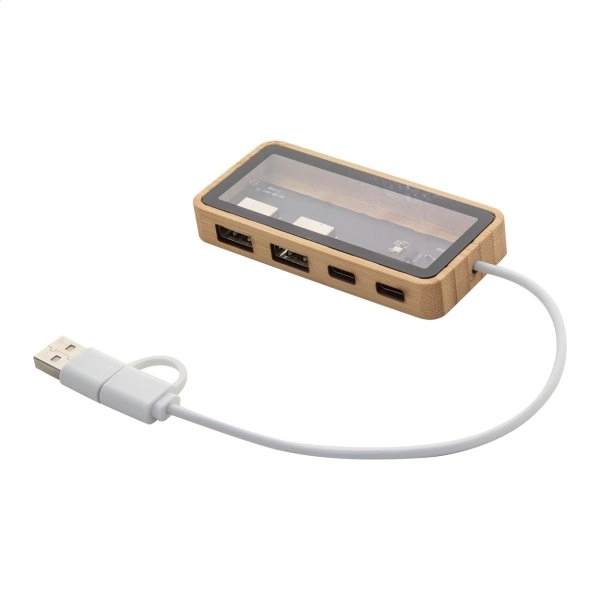 Immagine SeeHub Trasparente hub USB