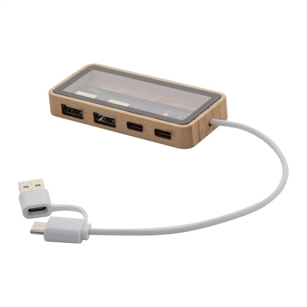 Immagine SeeHub Trasparente hub USB