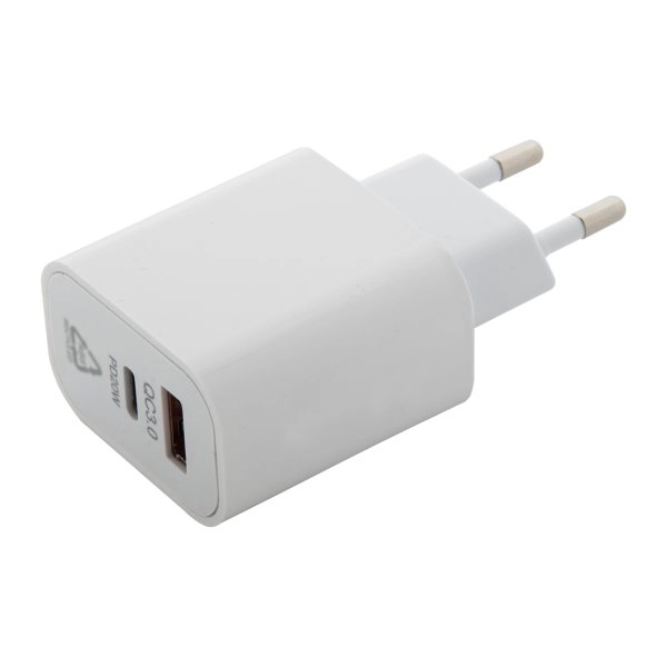 Immagine Recharge Caricabatterie USB da parete in ABS riciclato (RABS)