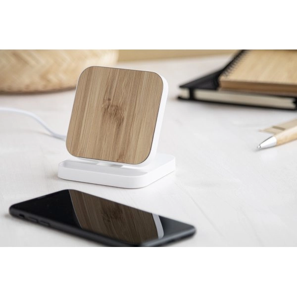 Immagine Rabso caricabatterie wireless con supporto cellulare