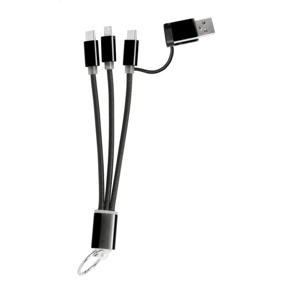 Immagine Rashort Portachiavi con cavo di ricarica USB