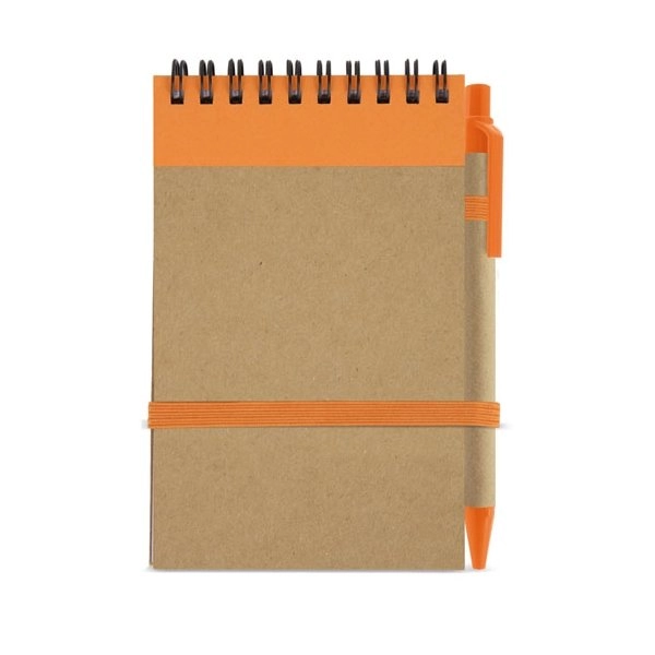 BLOC NOTES CON PENNA RICICLATO 