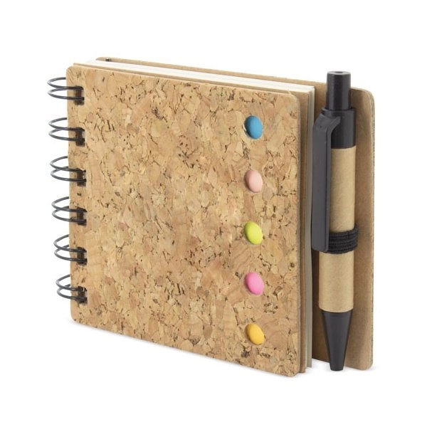 Immagine BLOCCO + NOTE ADESIVE SUGHERO 