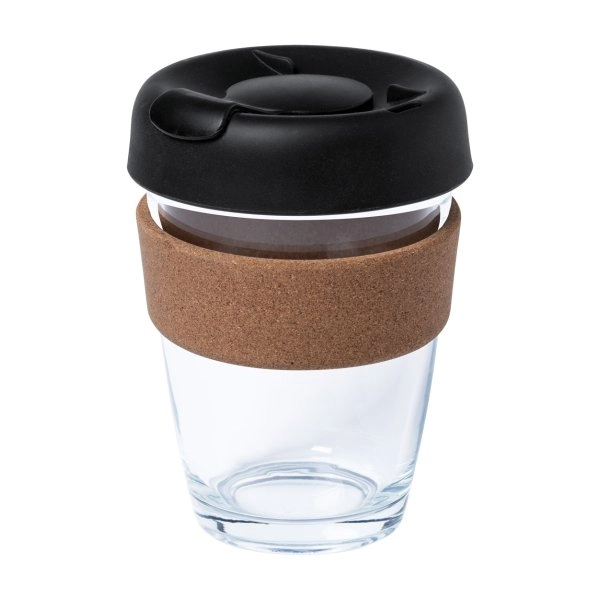 Corgla Mug da viaggio in vetro