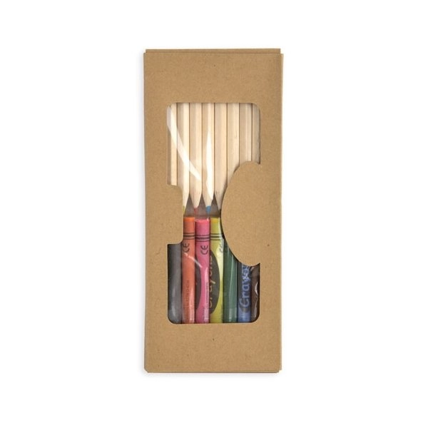 SET 10 MATITE COL+PASTELLI
