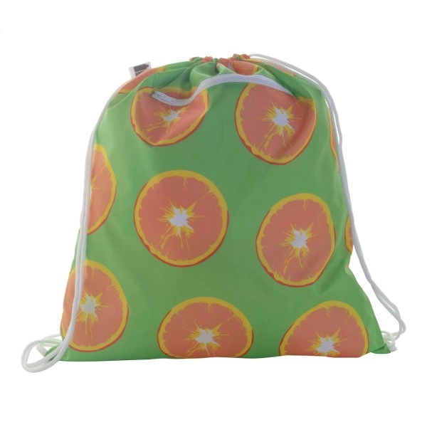 CreaDraw Zip RPET sacca con coulisse personalizzabile