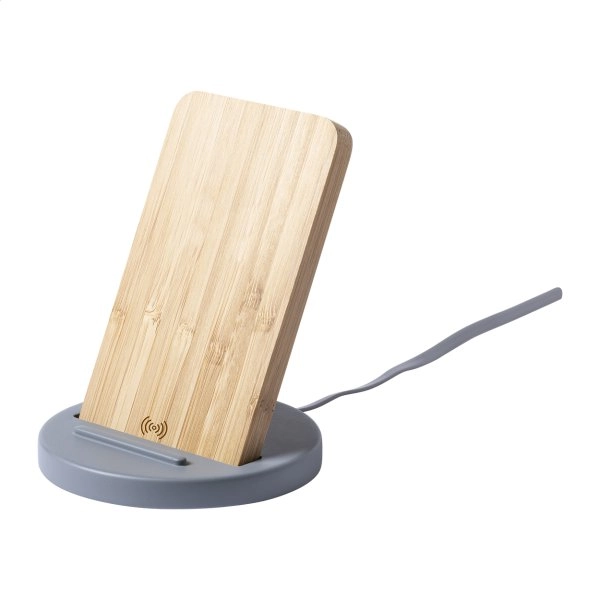 Immagine Chemek caricabatterie wireless con supporto per cellulare