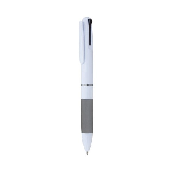 PENNA 3 COLORI CON ANELLI IN METALLO 