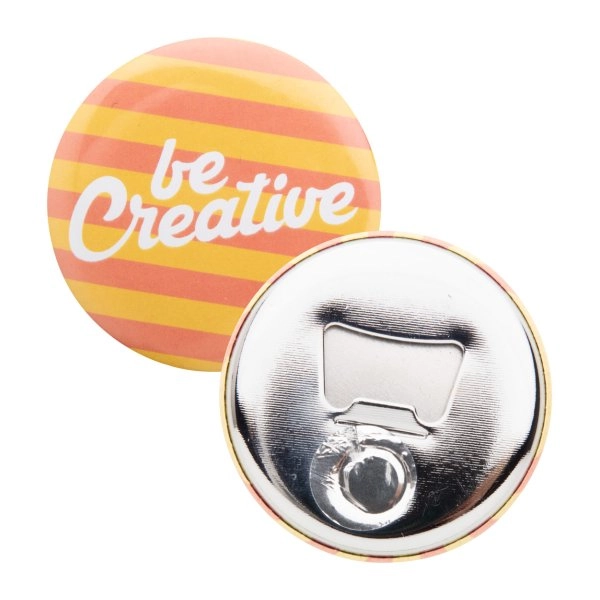 MagBadge Bottle spilla badge, con apribottiglie