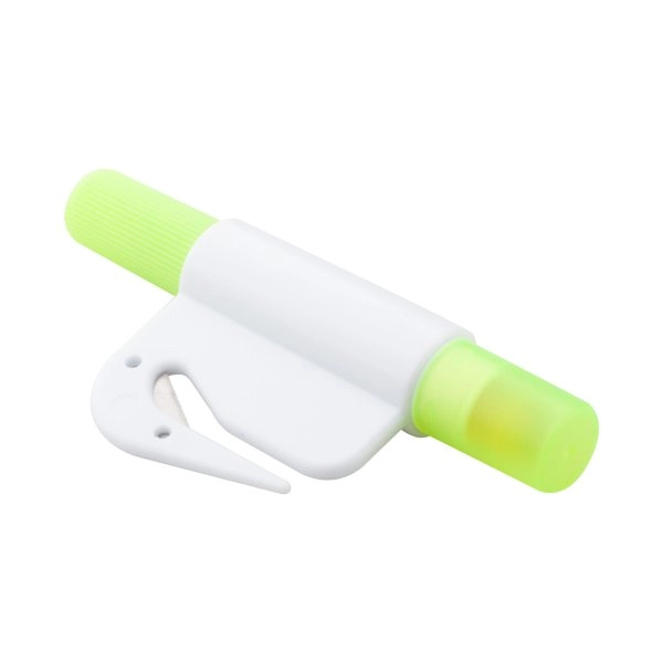 Jelly evidenziatore con tagliacarte, giallo