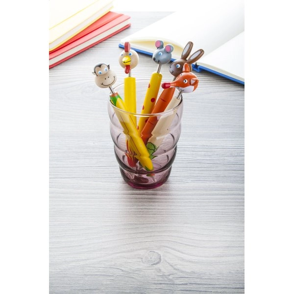 Immagine Zoom penna a sfera in legno, coniglio