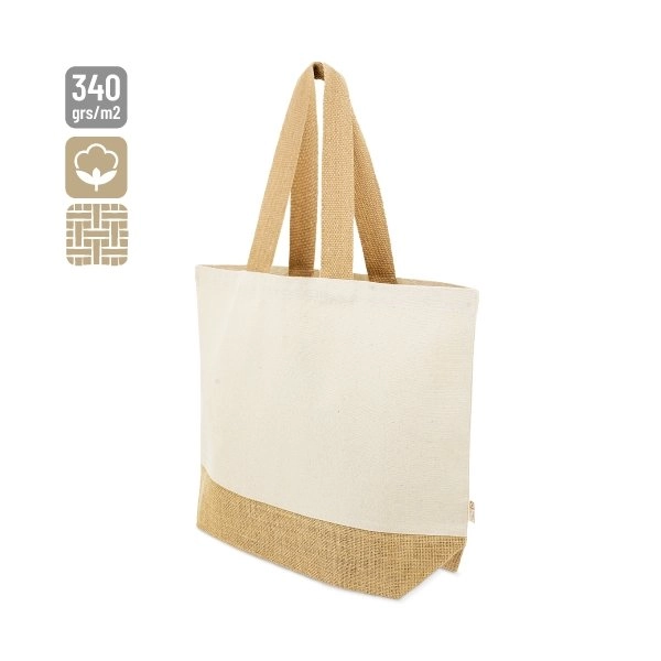 BORSA DI COTONE E JUTA 
