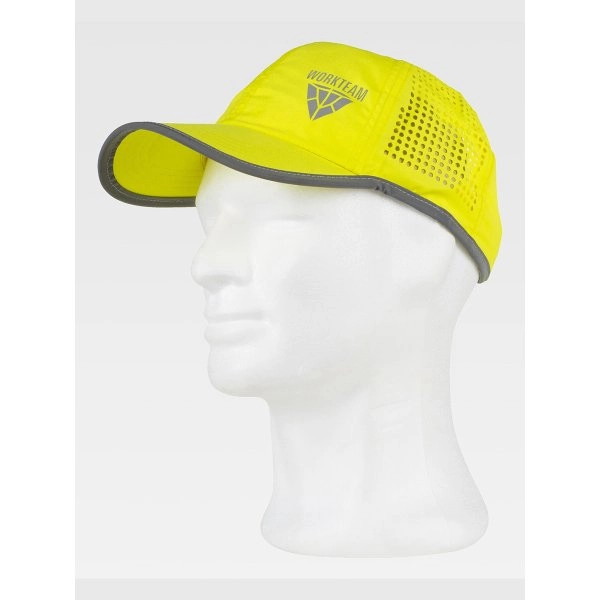 CAPPELLO VISIERA CURVA 6 PANNELLI LOGO WORKTEAM