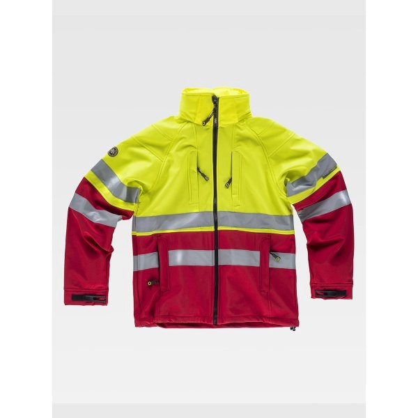 Immagine SOFTSHELL CON CAPPUCCIO ALTA VISIBILITA CLASSE 1