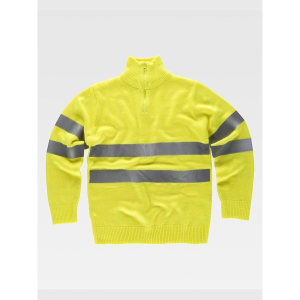 Immagine PULLOVER MEZZA ZIP ALTA VISIBILITA CLASSE 2