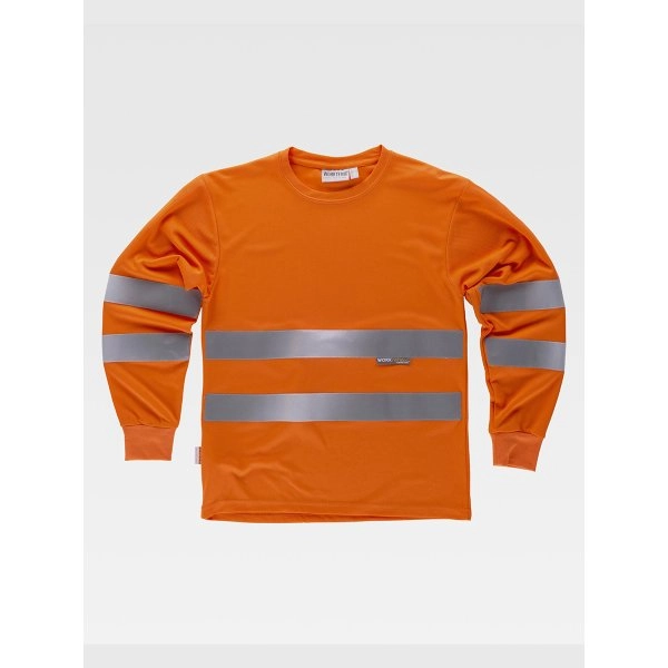 T-SHIRT MANICA LUNGA ALTA VISIBILITA CLASSE 2