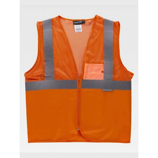 GILET TESSUTO IN RETE ALTA VISIBILITA CLASSE 1