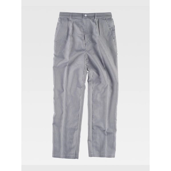 PANTALONE CUOCO TESSUTO A QUADRETTI