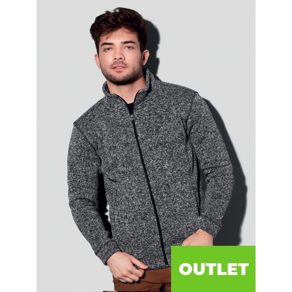 PILE UOMO ZIP INTERA KNIT